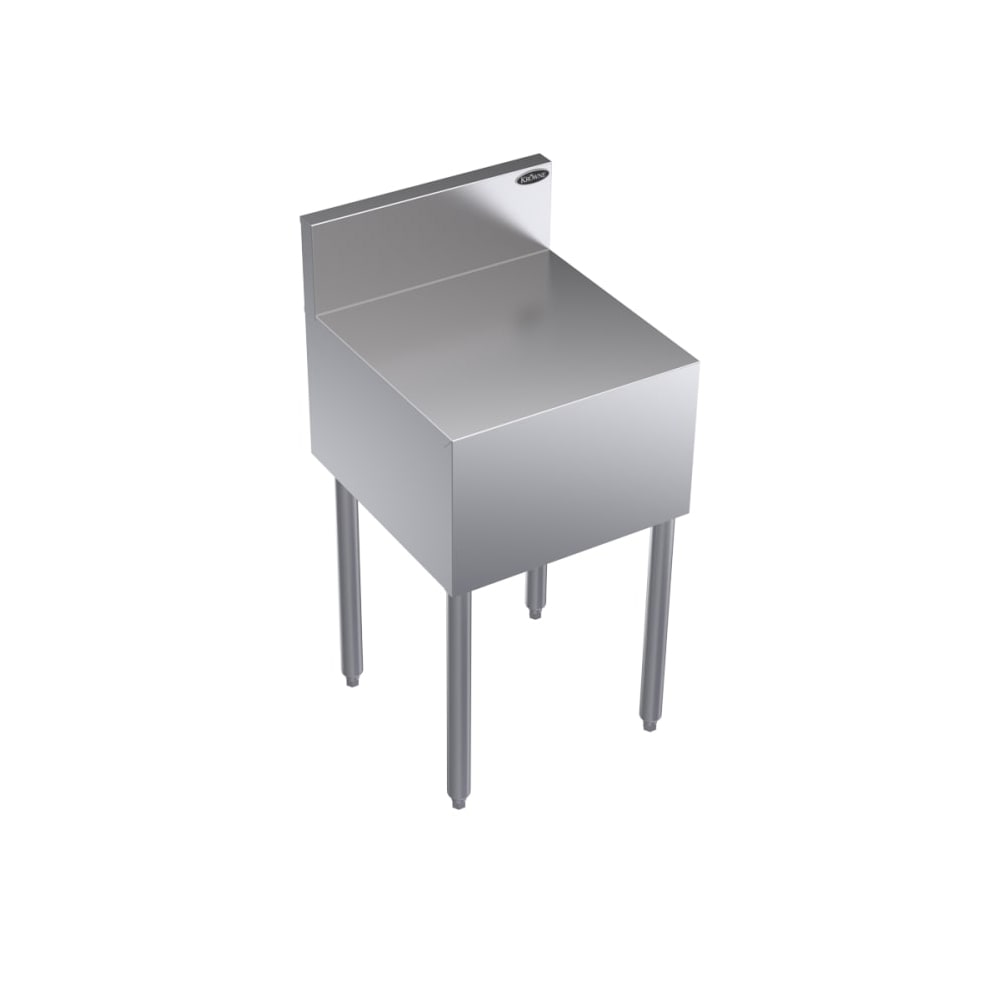 Krowne KR19-RS18 18"W Cash Register Stand w/ Stainless Top, 30"H