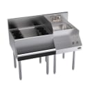 Krowne KR24-W42L-10 42" Royal 1800 Series Cocktail Station w/ 74 lb Ice Bin, Stainless Steel thumbnail 3