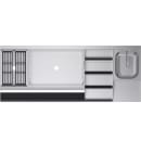 Krowne KR24-W60E-10 60" Royal 1800 Series Cocktail Station w/ 92 lb Ice Bin, Stainless Steel thumbnail 2