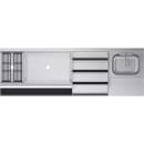 Krowne KR24-W72E-10 72" Royal 1800 Series Cocktail Station w/ 92 lb Ice Bin, Stainless Steel thumbnail 2