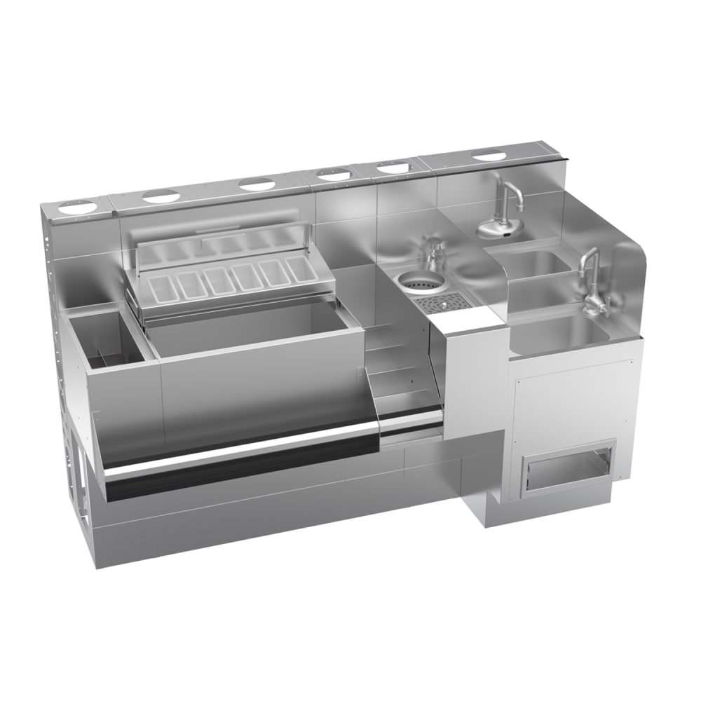 Krowne KR24-TCS66D 66" The Taffer Command Station, Stainless