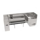 Krowne KR24-TCS76B-10 76" The Taffer Command Station w/ Cold Plate, Stainless thumbnail 3