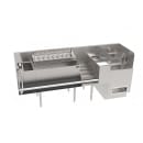 Krowne KR24-TCS80C-10 80" The Taffer Command Station w/ Cold Plate, Stainless thumbnail 2