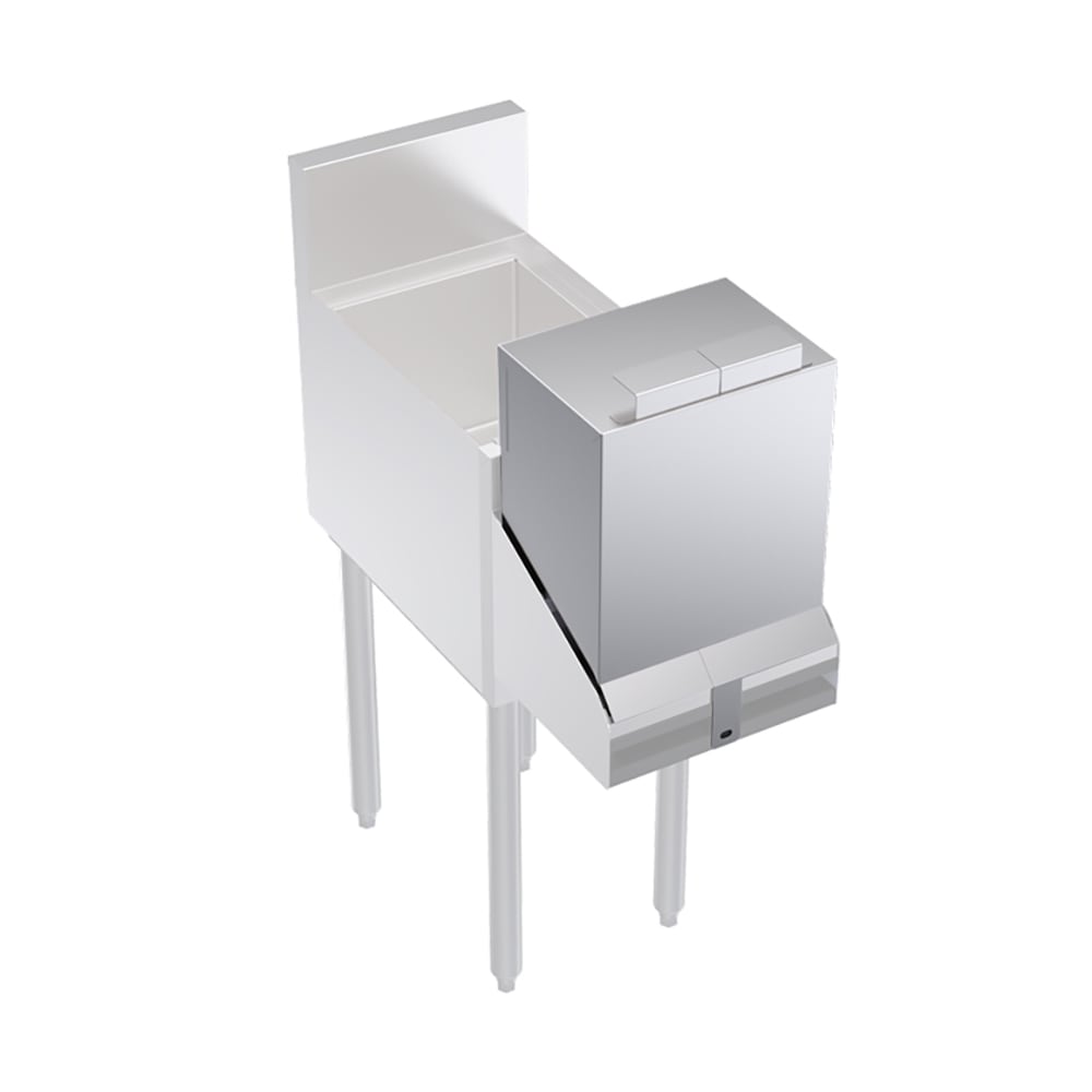 Krowne KR-DC12 12" L Locking Cover for Double Speed Rail, Stainless