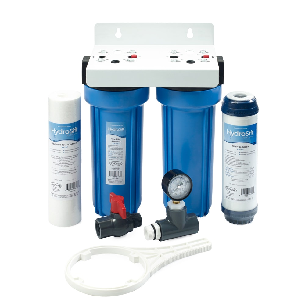 Krowne KR-HS2-KIT Twin Hydrosift Water Filter Assembly Kit