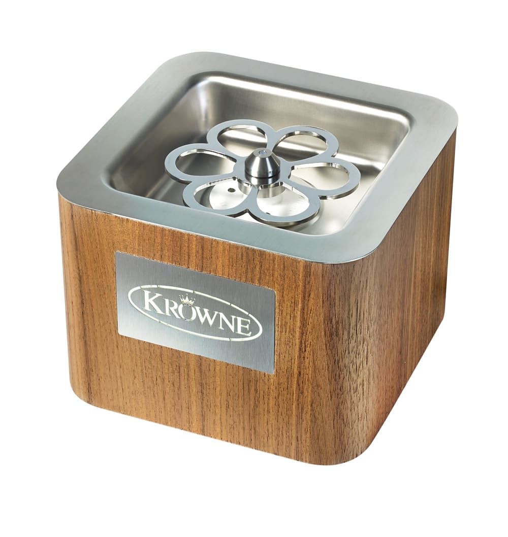 Krowne KR-LC2GF-TT-W 8" Countertop Glass Chiller - 12v Battery, 100-240v/1ph