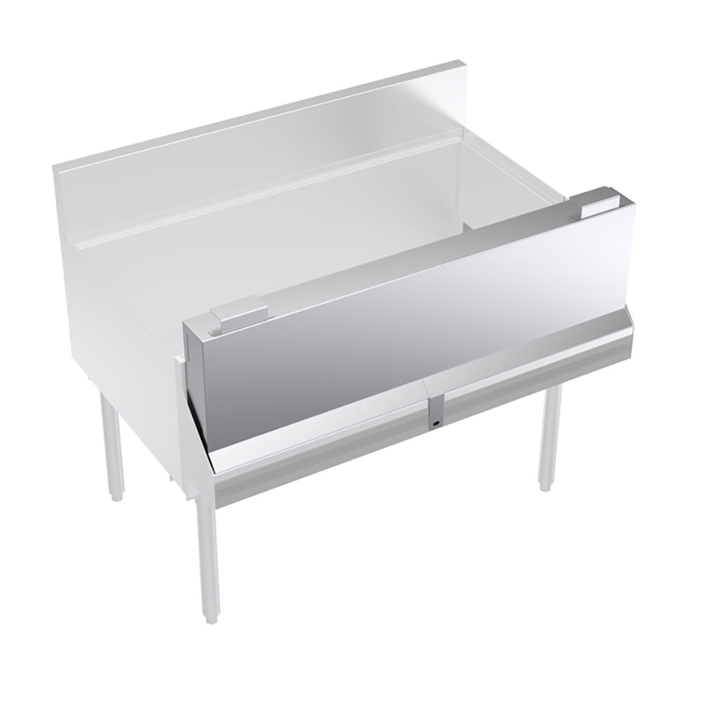 Krowne KR-SC42 42" Locking Cover for Single Speed Rail, Stainless