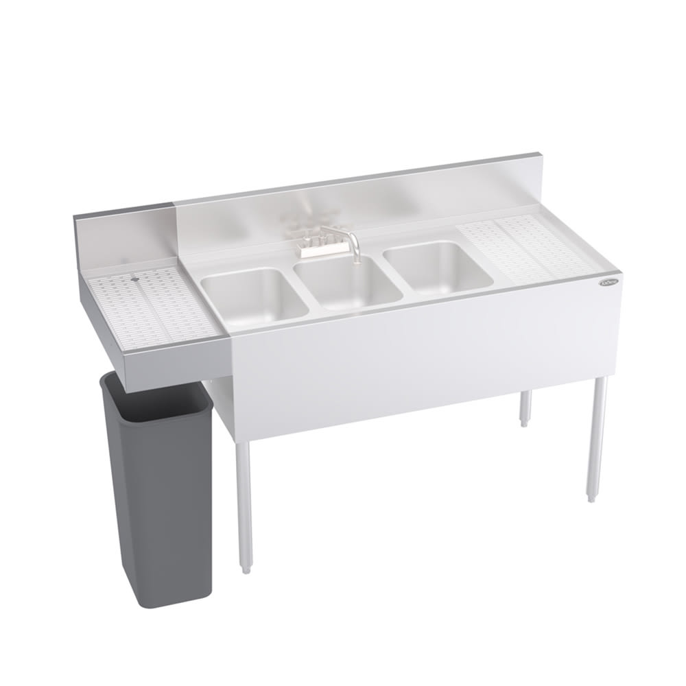 Krowne KR-TC Apron Cutout, Underbar Modification for Up To 25" H Receptacle