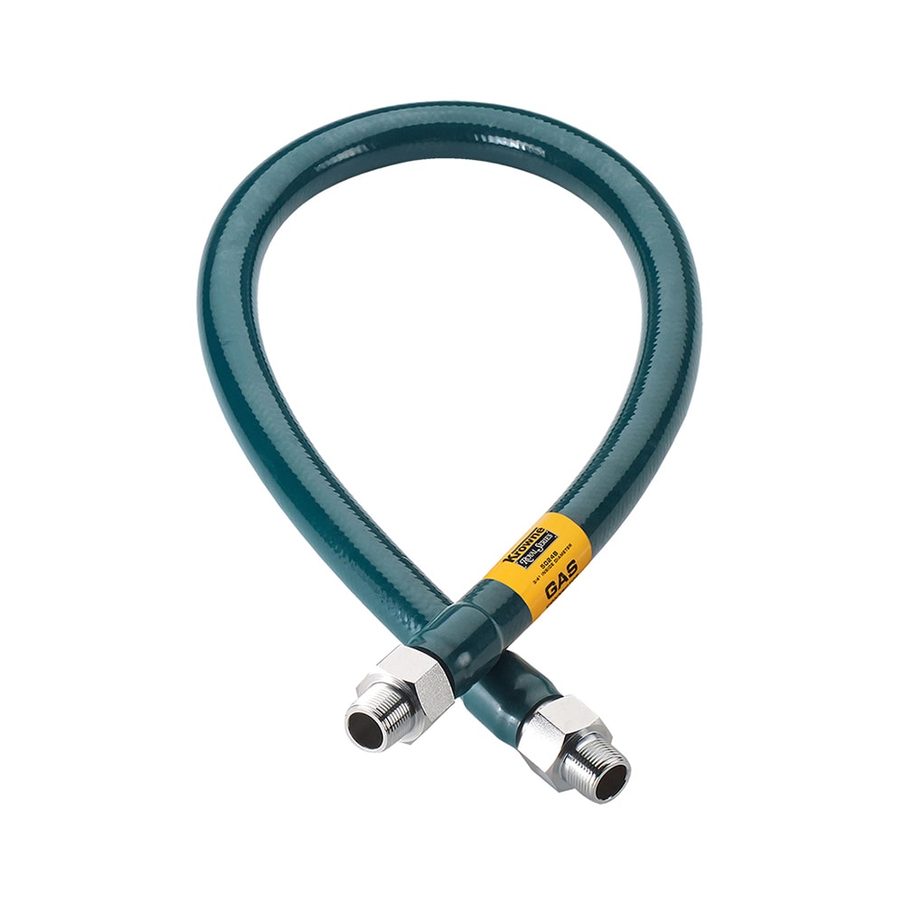 Krowne M12572 72" Gas Connector Hose w/ 1 1/4" Male/Male Couplings