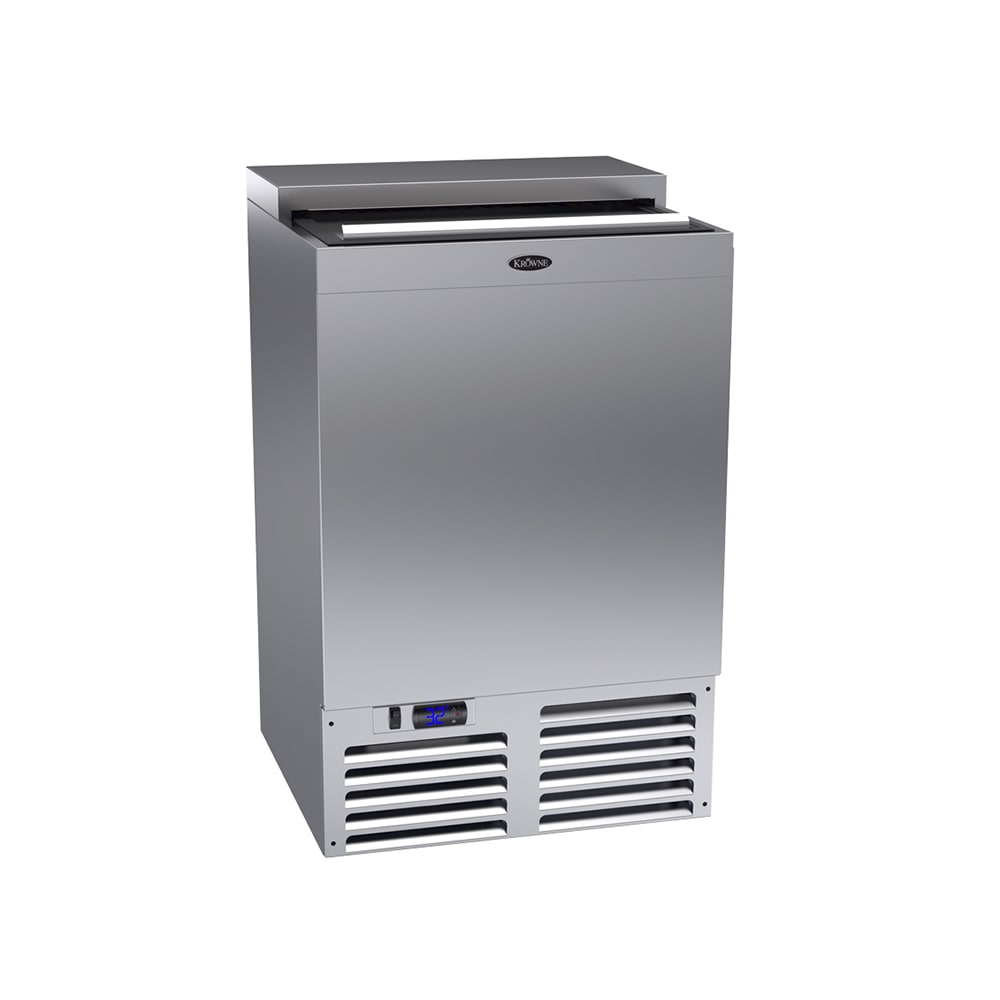 Krowne MC24S 1 Section Glass Chiller w/ 95 Mug Capacity - Stainless, 115v