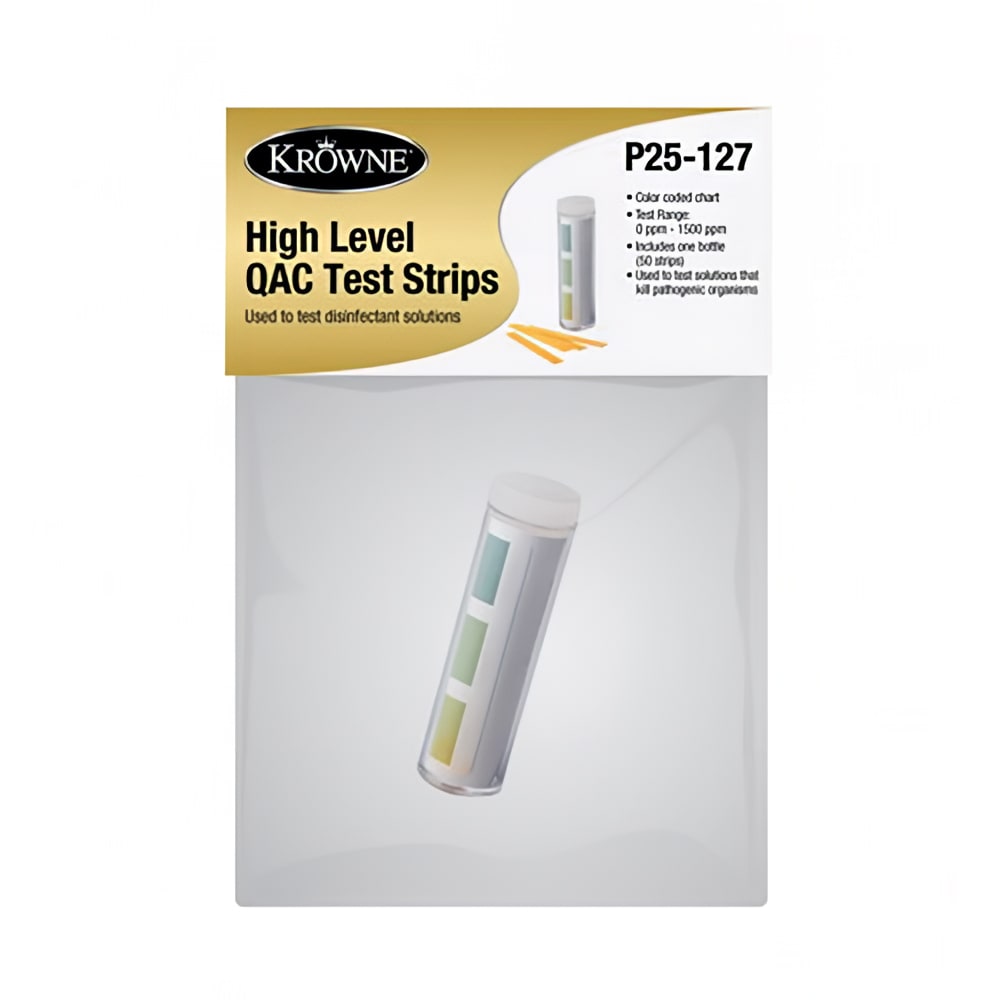 Krowne P25-127 High Range QAC Test Strips