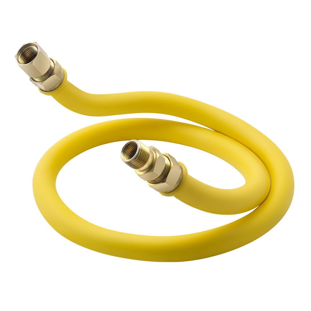 Krowne S7548B 48" Stationary Gas Connector Hose w/ 3/4" Female/Male Couplings