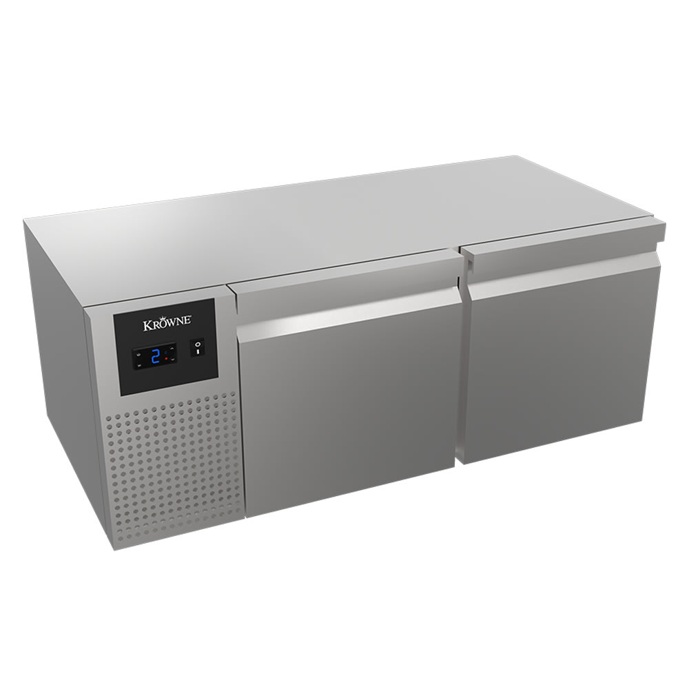 Krowne UC48L 48" MoveWell Bar Refrigerator - 2 Sliding Solid Drawers, Stainless, 115v