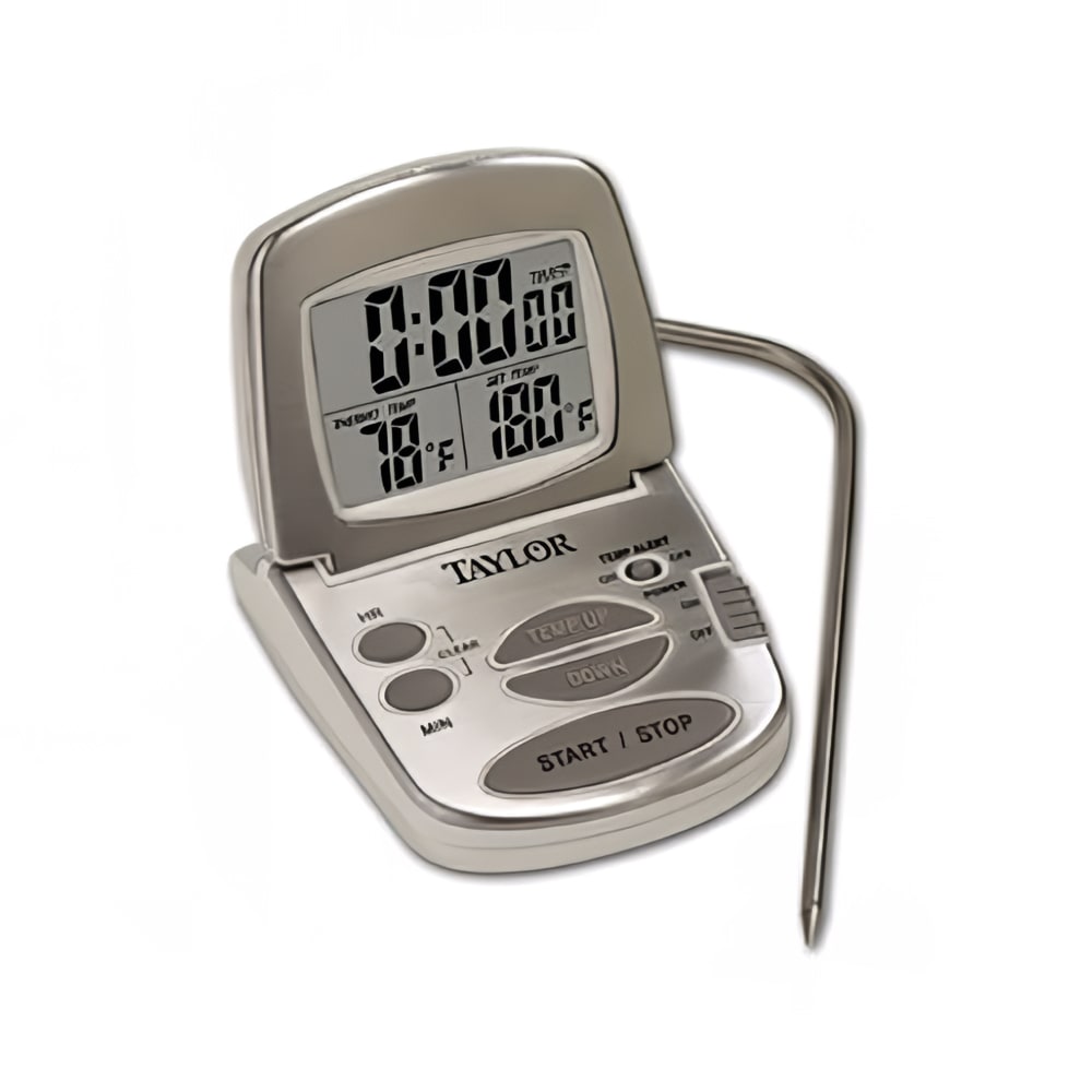 Taylor 1478-21 Digital Thermometer & Timer w/ 32 to 392 F Degrees Capacity