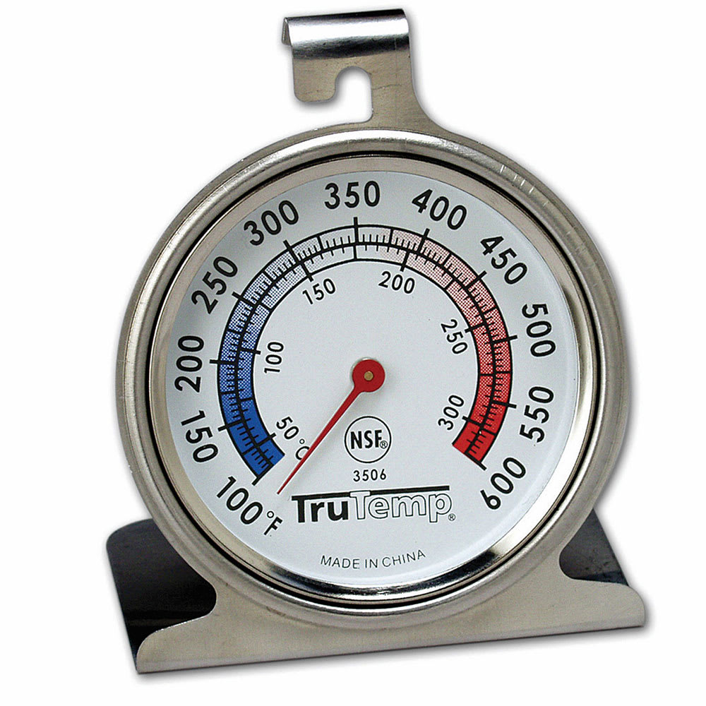 Taylor 3506FS Oven Thermometer w/ 2 1/2" Dial, 100F to 600F