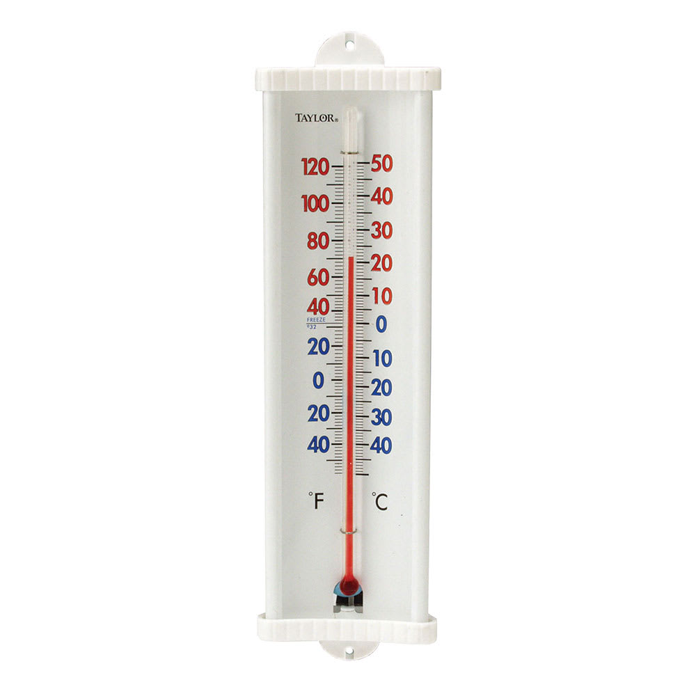 Taylor 5132N Utility Wall Thermometer w/ Suction Cup Mount, -40 to 120 F Degrees