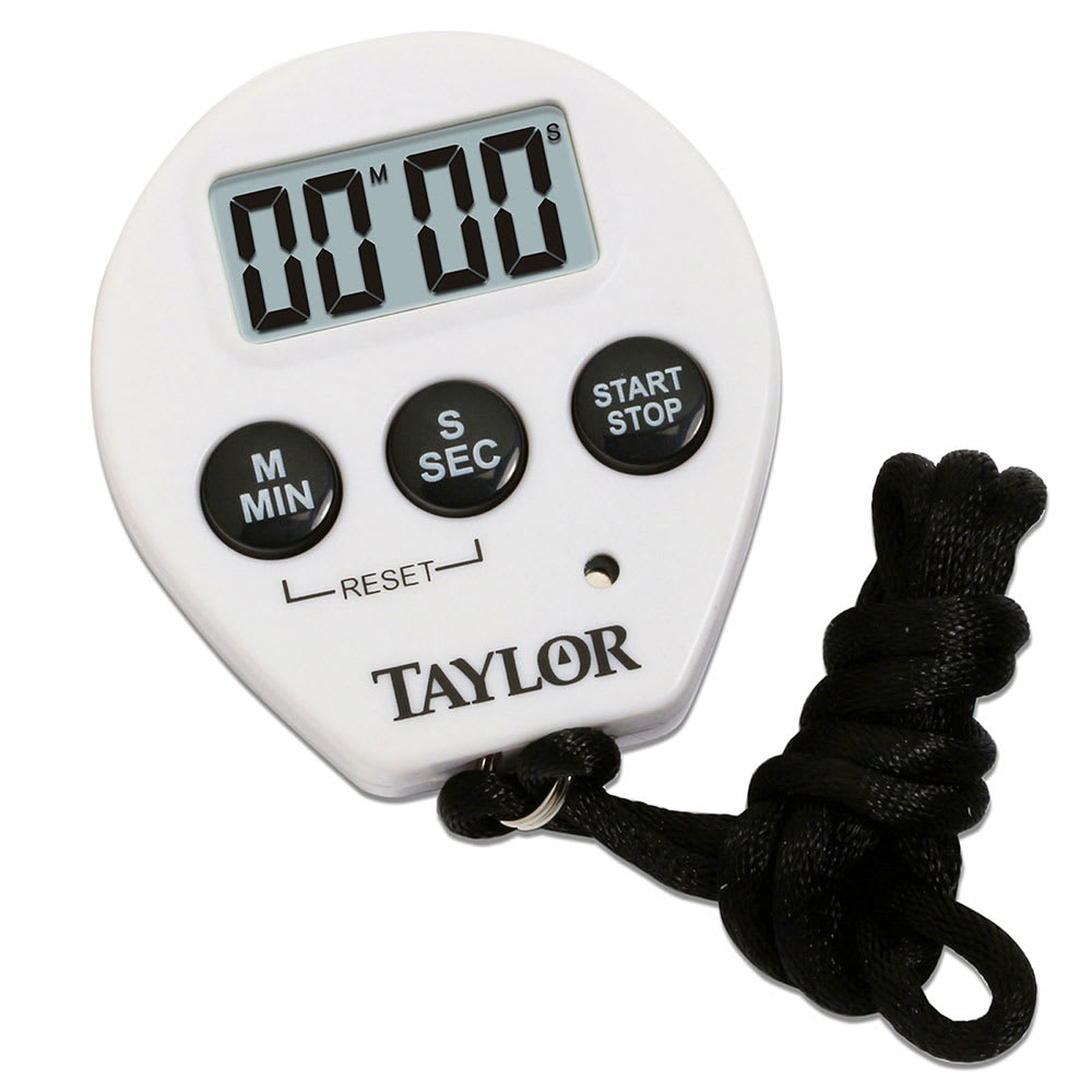 Taylor 5816N Timer w/ Stop Watch & Recall Feature, 3/8" LCD Display