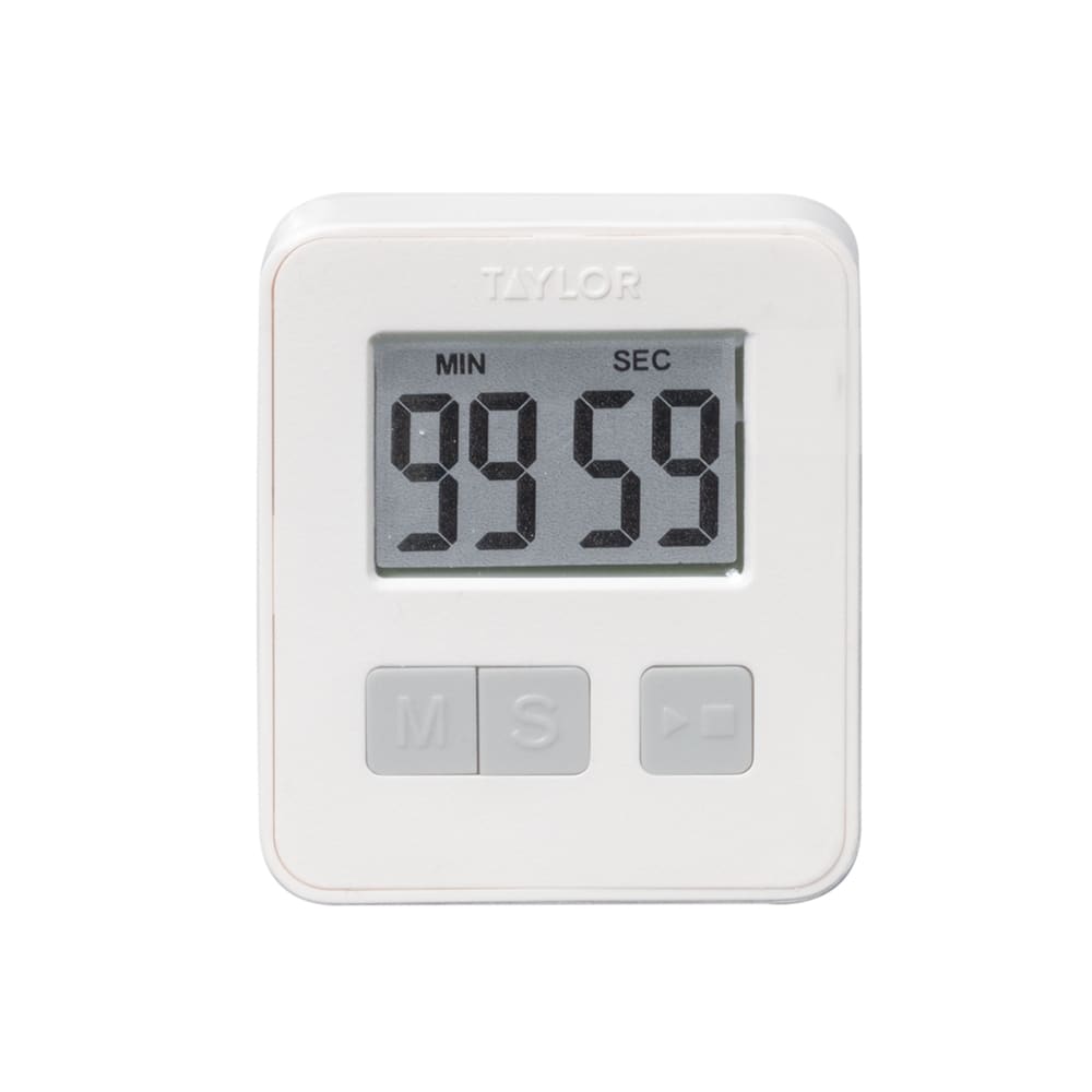Taylor 584221 Mini Digital Timer - 99 min 59 sec Countdown, Magnet, LED Readout