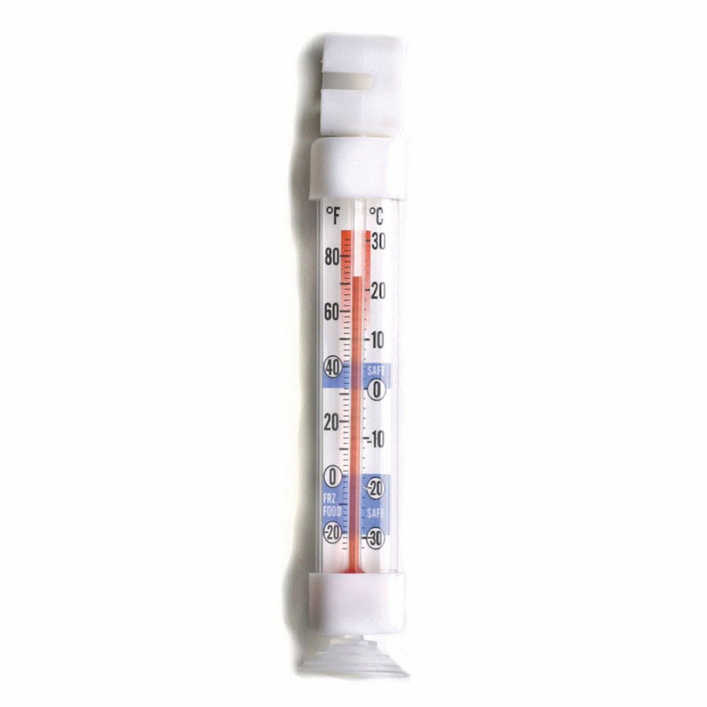 Taylor 5926 Refrigerator Freezer Thermometer, Easy-Read Graphics