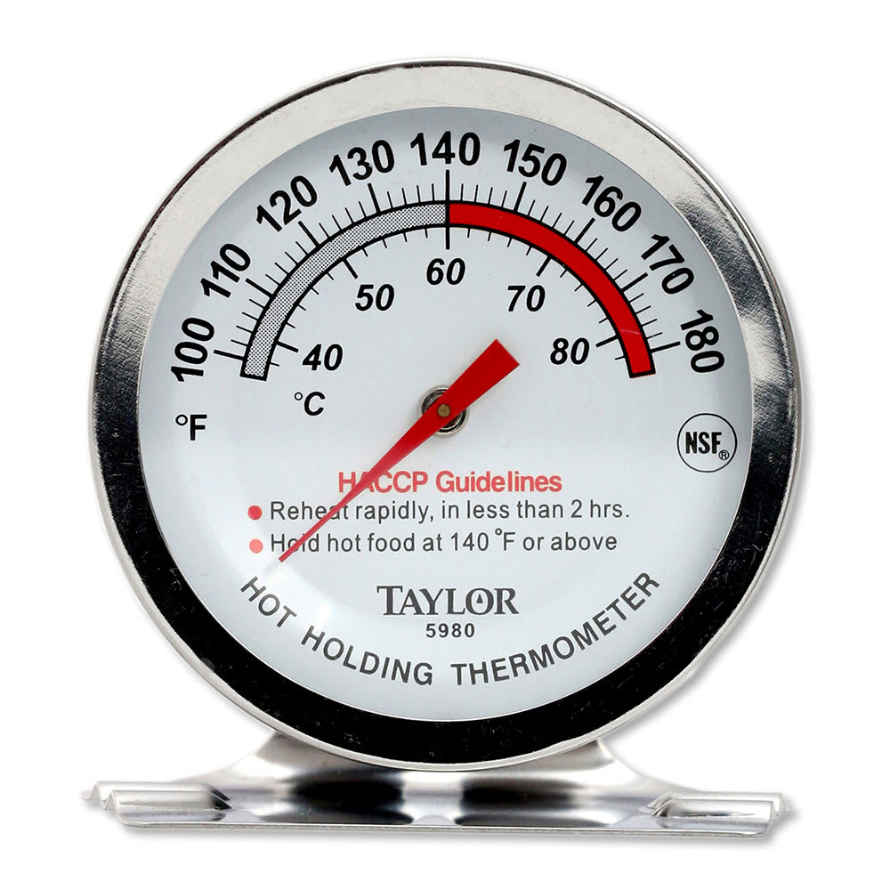 Taylor 5980N Professional Series Oven Thermometer, 0 - 220 Degrees F, NSF