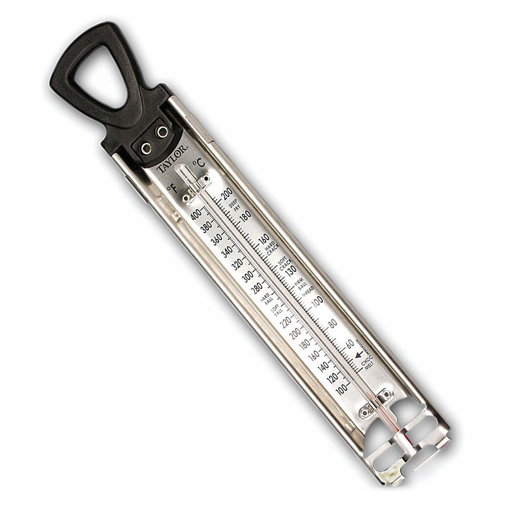 Taylor 5983N Candy & Deep Fry Thermometer, 100 to 400 F Degrees, Insulated Handle