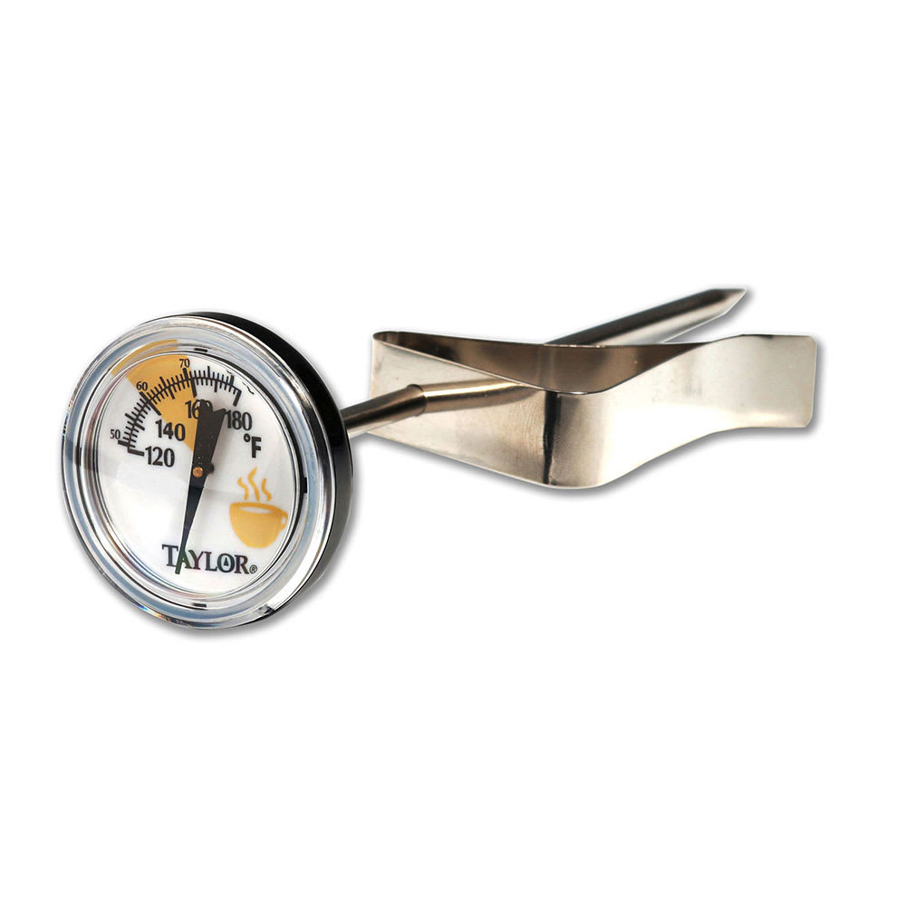 Taylor 5997E Frothing Cappuccino Dial Thermometer, 120 to 180 Degree Capacity