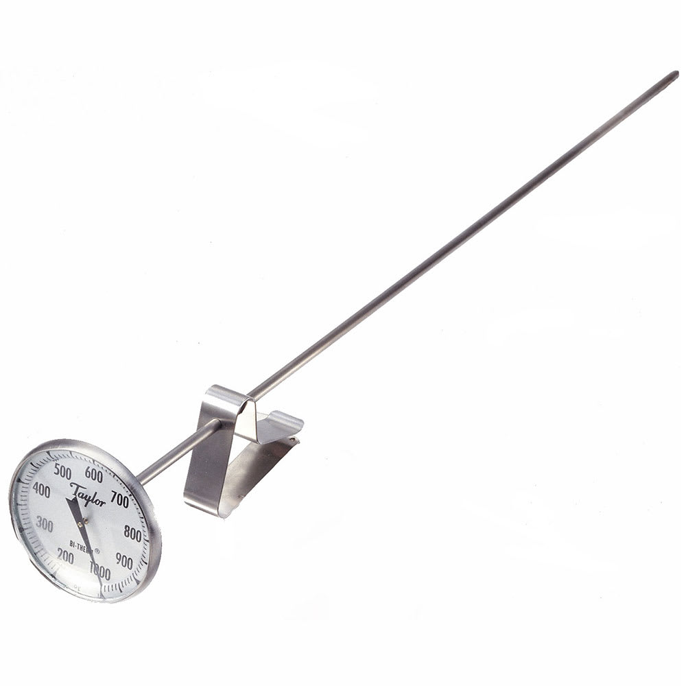 Taylor 6246J Hermetically Sealed CharBroiler Thermometer, 200 to 1000 F Degrees