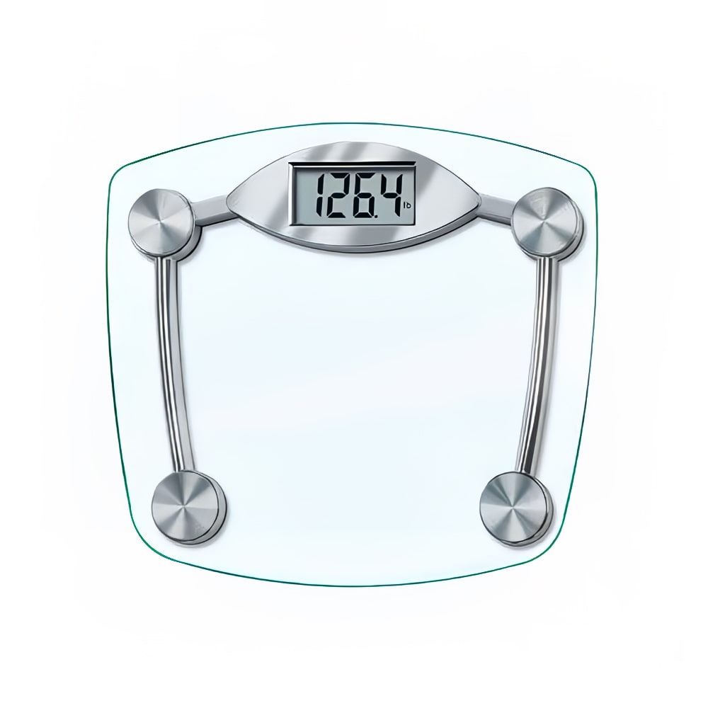 Taylor 75194192 Glass Scale w/ 440 lb Capacity, Rugged Tempered Glass Platform