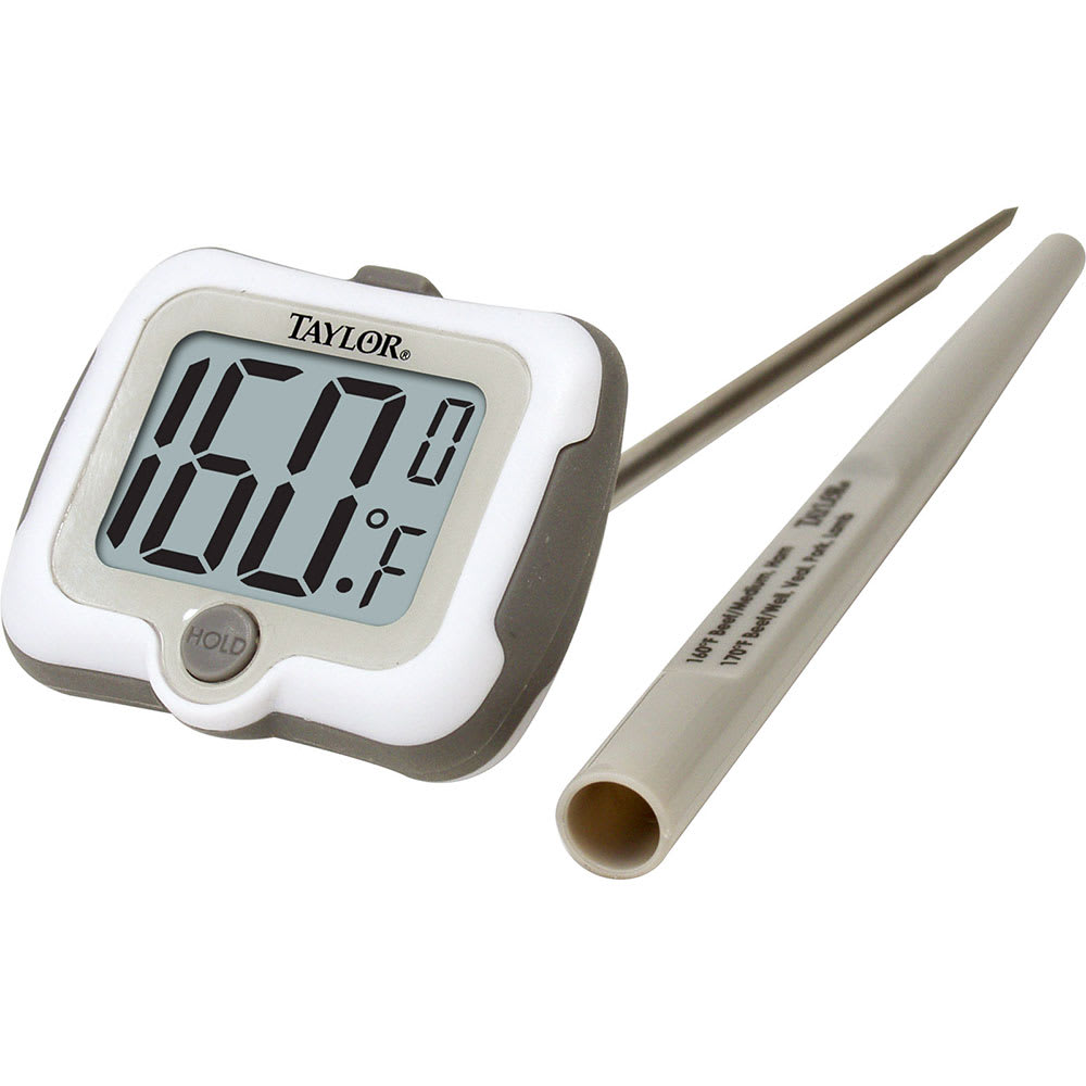 Taylor 9836 Digital Thermometer w/ 5" Stem & Swivel Head, -40 to 450 Degrees F