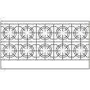 American Range AR-10-126L-SBR 60" 10 Burner Gas Range w/ Standard Oven & Storage Base, Liquid Propane thumbnail 2