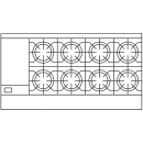 American Range AR-12G-8B-CC 60" 8 Burner Gas Range w/ Griddle & (2) Convection Ovens, Natural Gas thumbnail 2