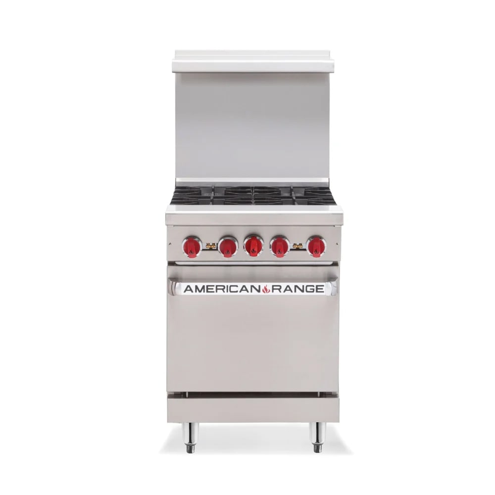 American Range AR-2RB-SB 24" Gas Range w/ Charbroiler & Storage Base, Liquid Propane