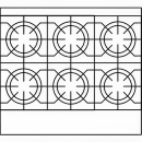 American Range AR-6-C 36" 6 Burner Gas Range w/ Convection Oven, Liquid Propane thumbnail 2