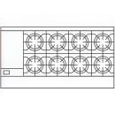American Range AR-8B-24RG-CL-126R 60" 8 Burner Gas Range w/ Griddle/Broiler & (1) Standard & (1) Convection Ovens, Liquid Propane thumbnail 2