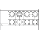 American Range AR-8B-24RG 72" 8 Burner Gas Range w/ Griddle/Broiler & (2) Standard Ovens, Natural Gas thumbnail 2