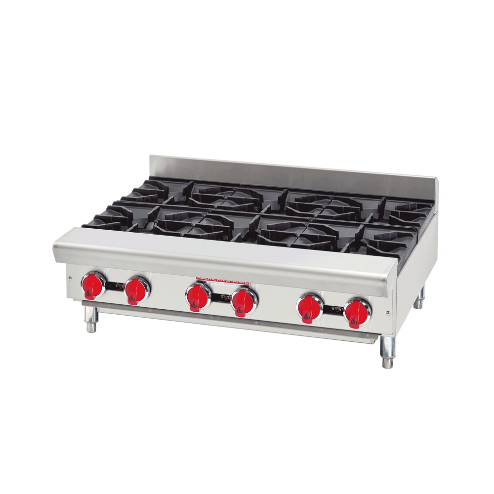 American Range ARSHP-24-4 24" Gas Hotplate w/ (4) Burners & Manual Controls, Liquid Propane