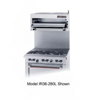 American Range ARSM-36 36" Gas Salamander Broiler, Natural Gas thumbnail 4