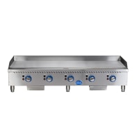 American Range ARSTG-60 60" Gas Griddle w/ Thermostatic Controls - 1" Steel Plate, Natural Gas thumbnail 2