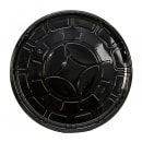 D&W Fine Pack 16" Disposable Catering Display Tray - PET, Black (CBRE16P) thumbnail 2