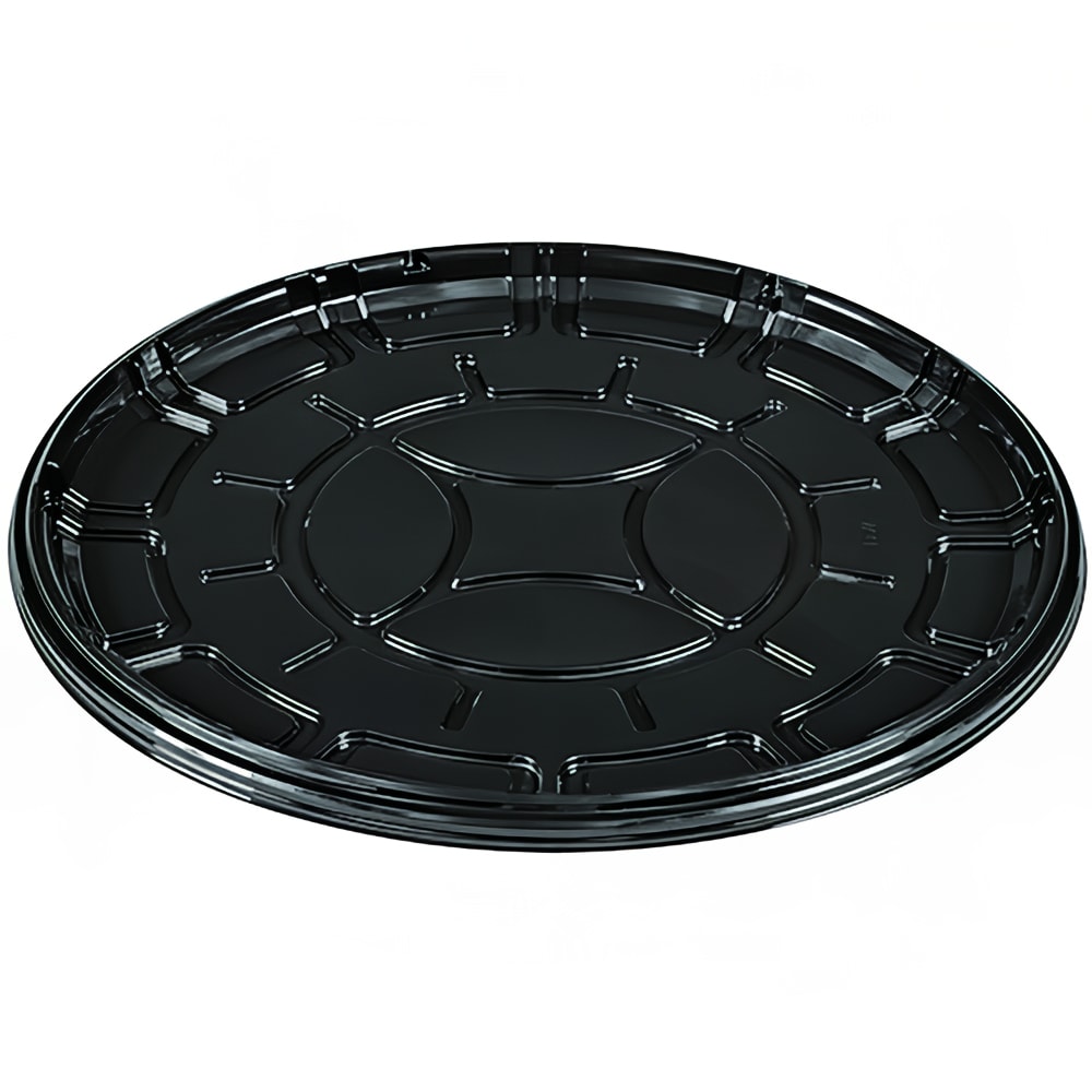 D&W Fine Pack 18" Disposable Catering Display Tray - PET, Black (CBRE18P)