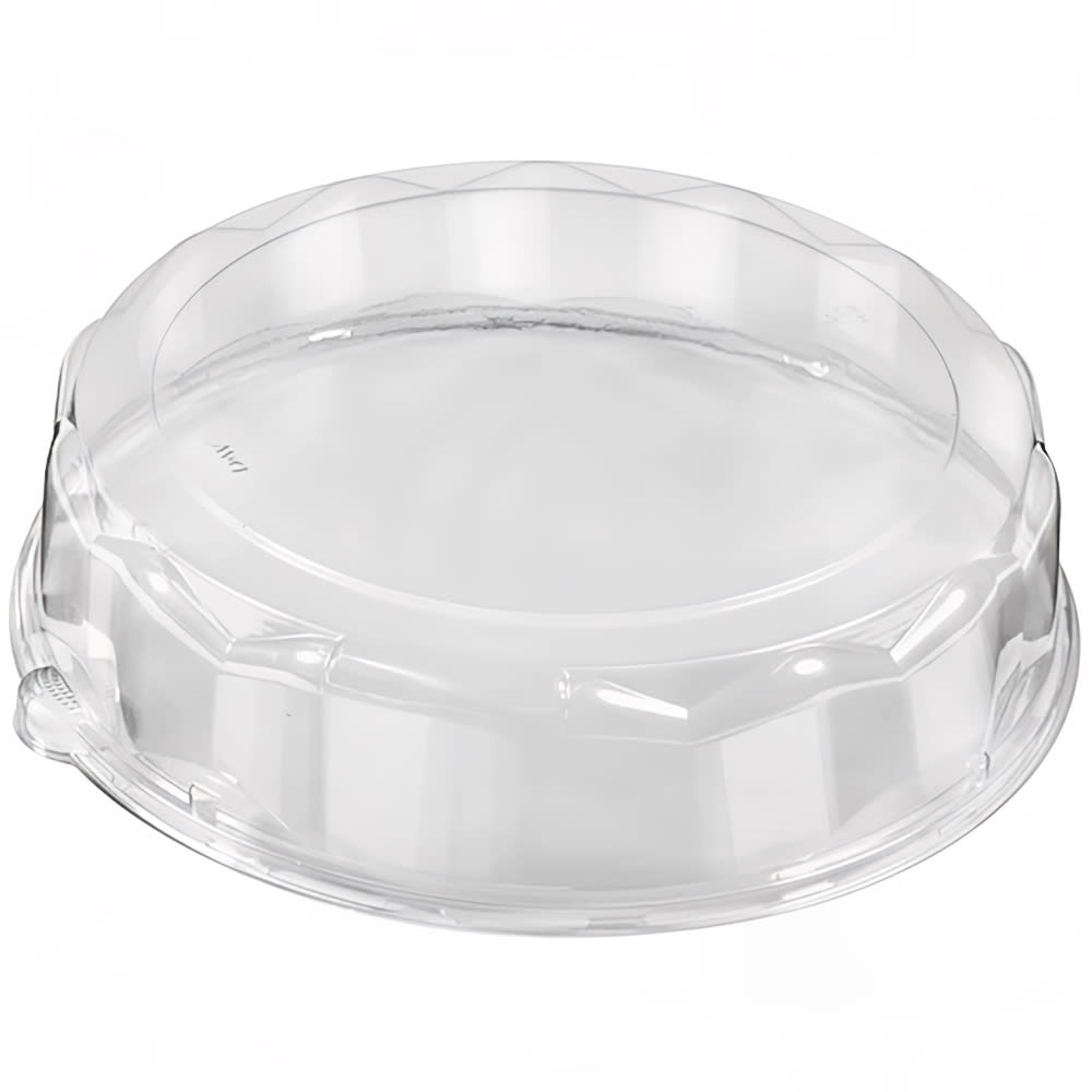 D&W Fine Pack 16" Dome Lid for Trays - PET, Clear (CLRP16P)