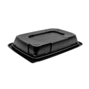 D&W Fine Pack Rectangular Cruiser Container - 10 3/10" x 7 3/20", Polypropylene, Black (CT784-1032) thumbnail 2