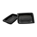 D&W Fine Pack Rectangular Cruiser Container - 10 3/10" x 7 3/20", Polypropylene, Black (CT784-1032) thumbnail 4