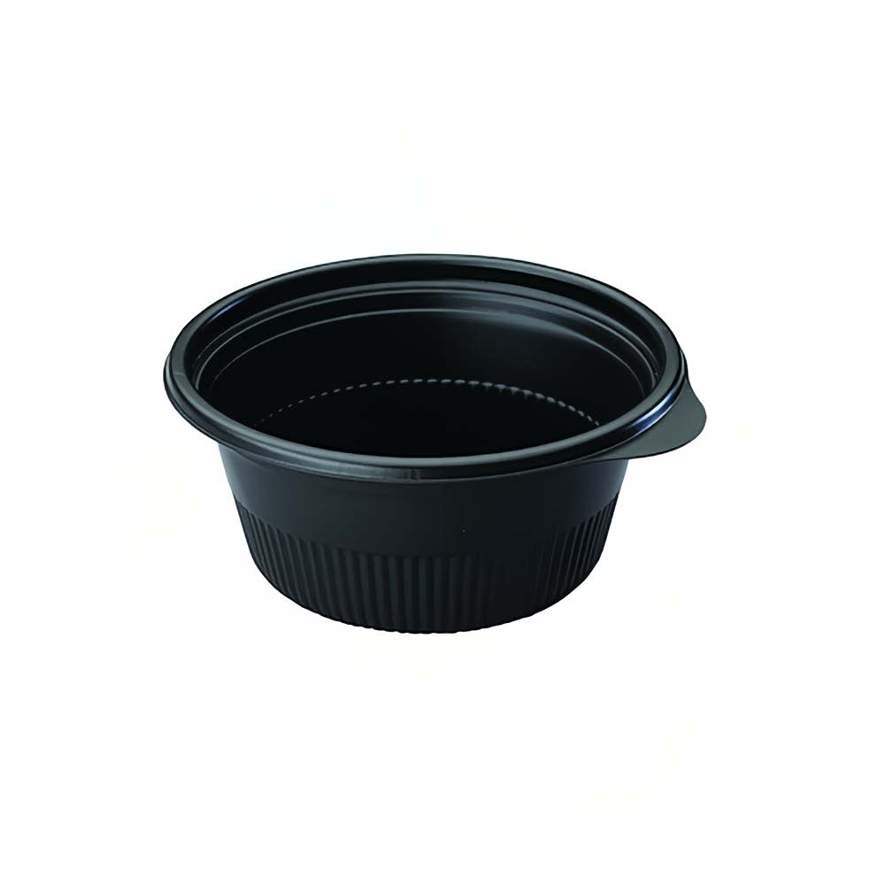 D&W Fine Pack 10 oz Cruiser Bowl - Polypropylene, Black (CT757-100)