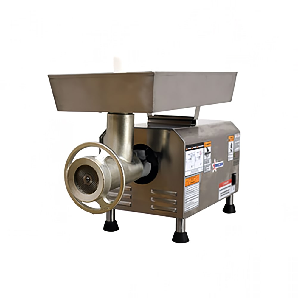 Omcan Countertop Meat Grinder w/ Extra Large Hopper, 110v (11067)