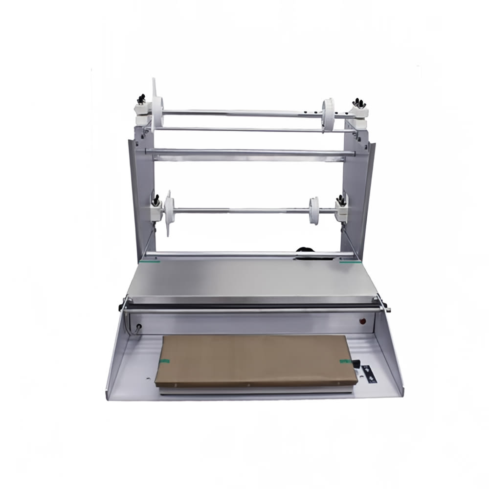 Omcan Three Roll Tabletop Wrapping Machine - 18" Max Film Width, 115v (14431)