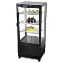 Omcan 16 7/10" Countertop Refrigerated Merchandiser w/ Front Access - Swing Door, Black, 110v (25826) thumbnail 2
