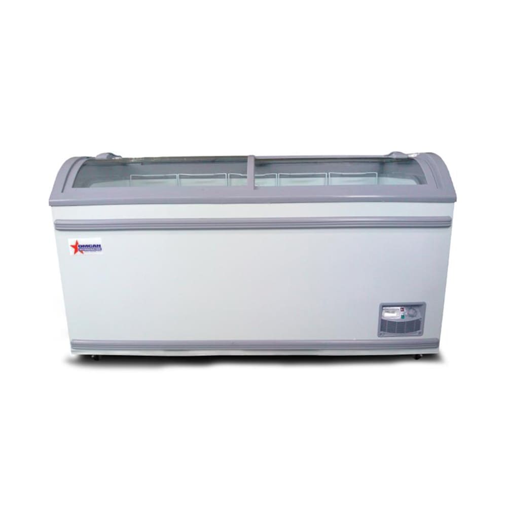 Omcan 58" Mobile Ice Cream Freezer w/ 5 Baskets - White, 110v (31457)