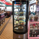 Omcan 26 4/5" Full Service Cake Display Case w/ Curved Glass - (4) Levels, 110v (40440) thumbnail 6