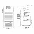 Omcan 37 1/5" Vertical Open Air Cooler w/ (3) Levels, 110v (41465) thumbnail 7